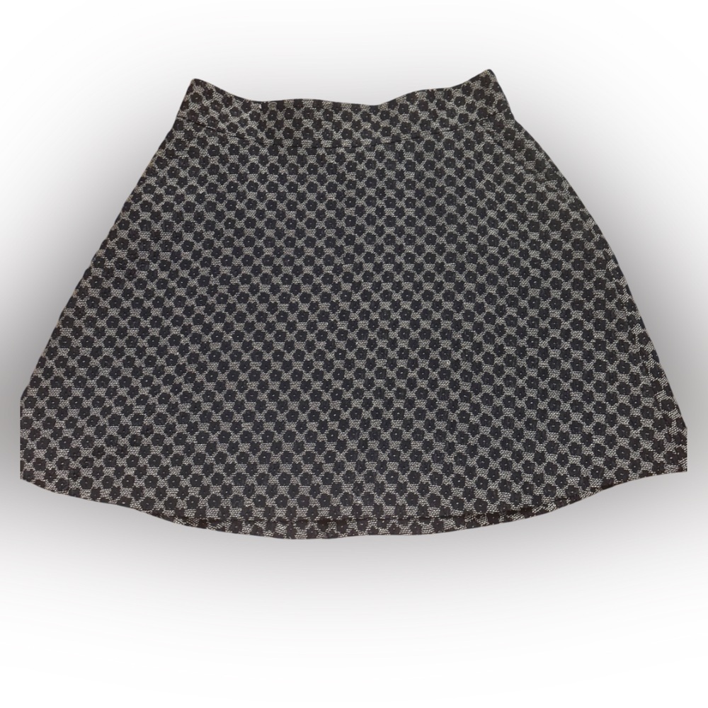 Ann‎ Taylor Skirt, Navy Color, Size 12, Flower Skirt, Pockets, Polyester Blend